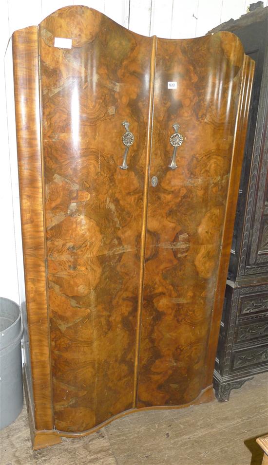 Walnut wardrobe